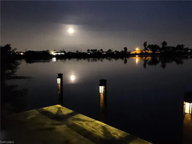 Water view featuring a boat dock
