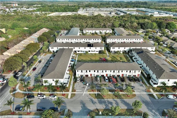 Aerial view of property's location