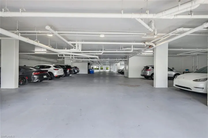Under building parking garage