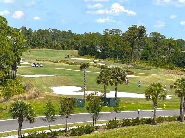 Golf course view from your front entry #17
