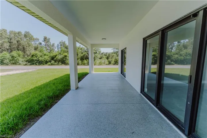View of patio