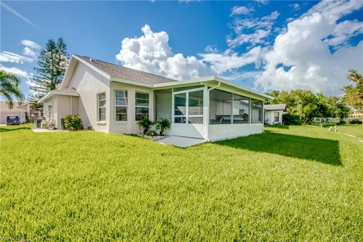 REAR OF HOME.