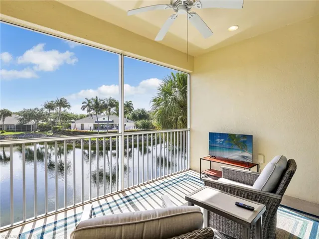 Lanai with resort style view