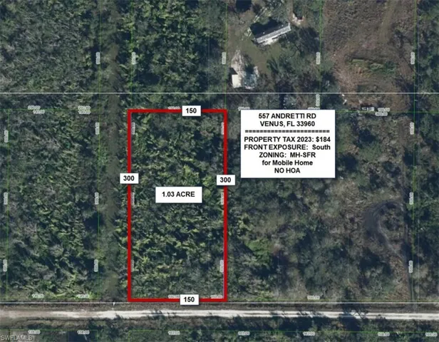Map / location featuring property parcel outlined