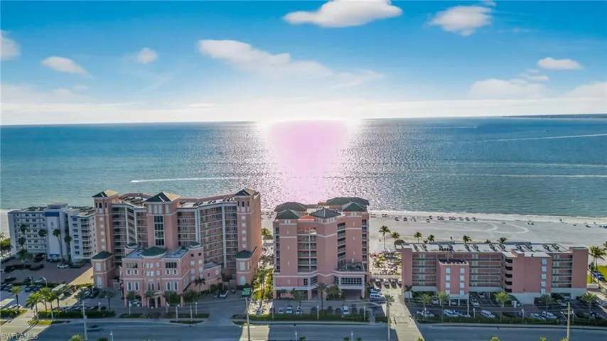 Bird's eye view toward Gulf