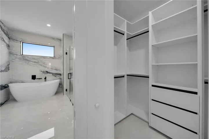 View of spacious closet
