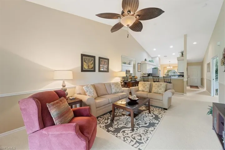 Spacious living room