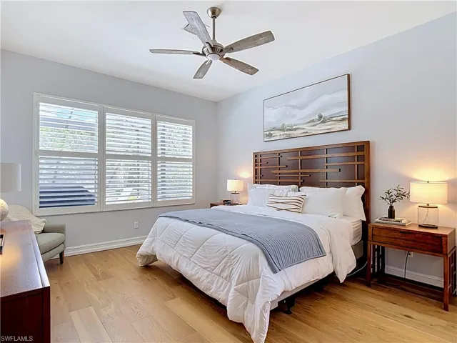 Main bedroom, first floor, access to pool