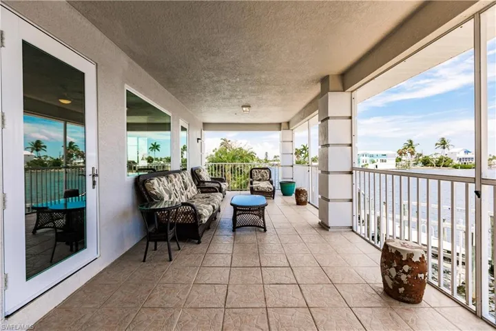 View of patio / terrace featuring a balcony