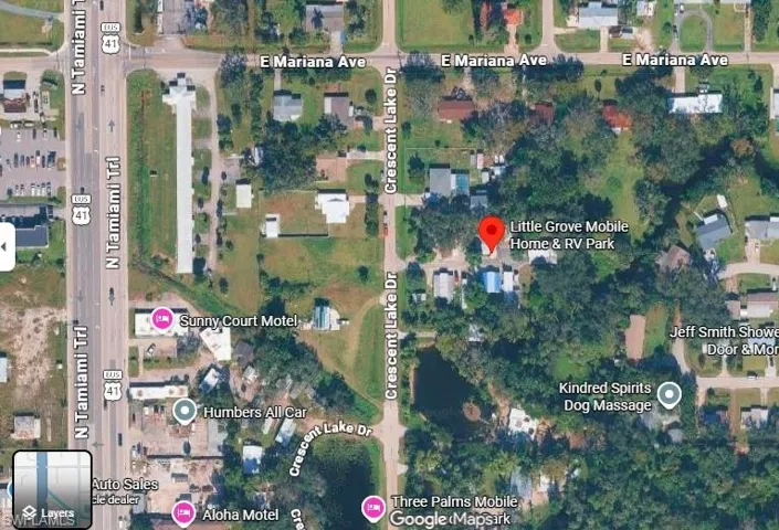 broader Little Grove aerial view and location