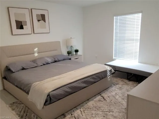 Spacious primary bedroom
