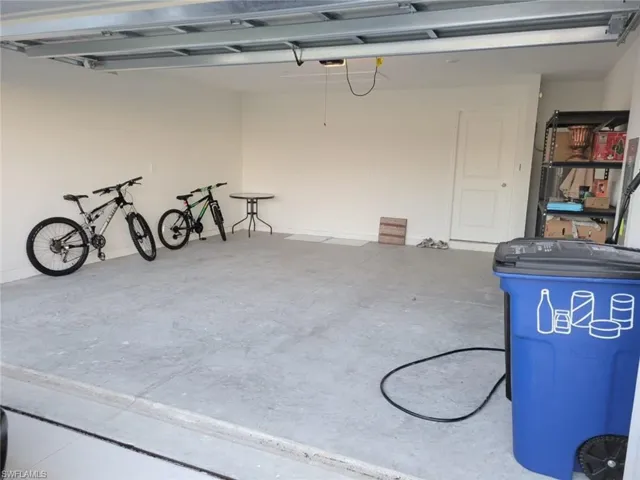 Two-car attached garage