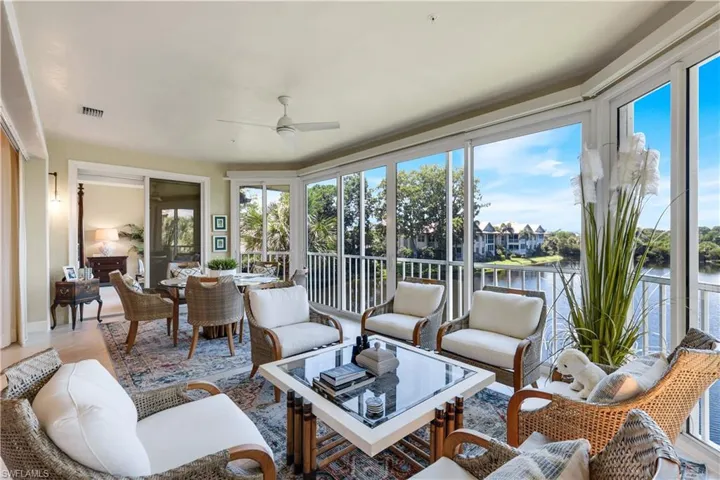 Sit back and enjoy the view from this spacious enclosed lanai.
