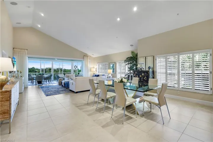A bright and open dining area with plenty of room for family and friends.