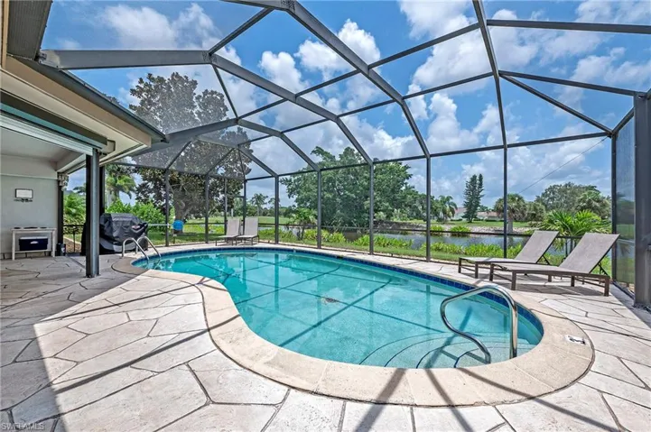 Private saltwater, heated pool with water view