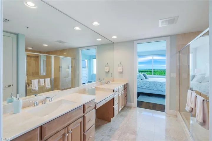 Primary Bathroom, double vanities