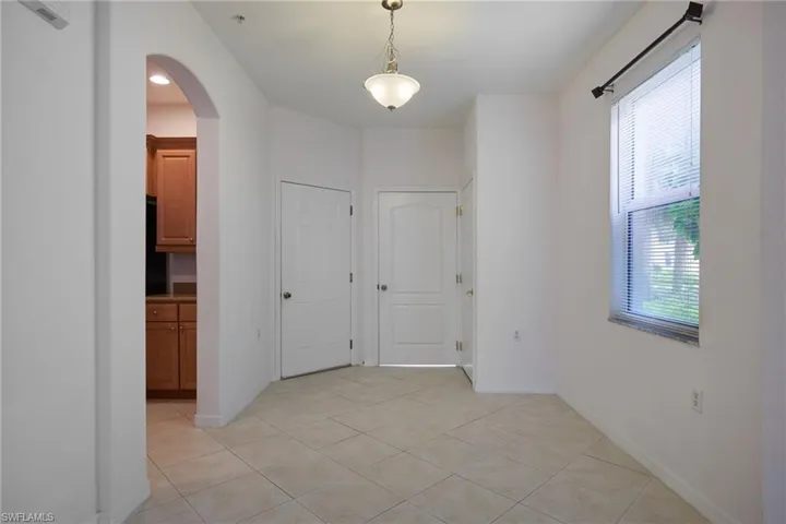 Garage Entrance and Downstairs Bedroom