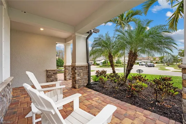 View of patio