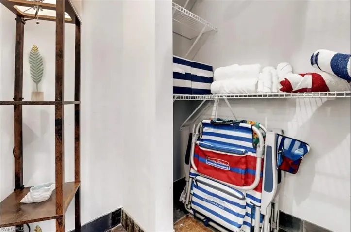 View of spacious closet