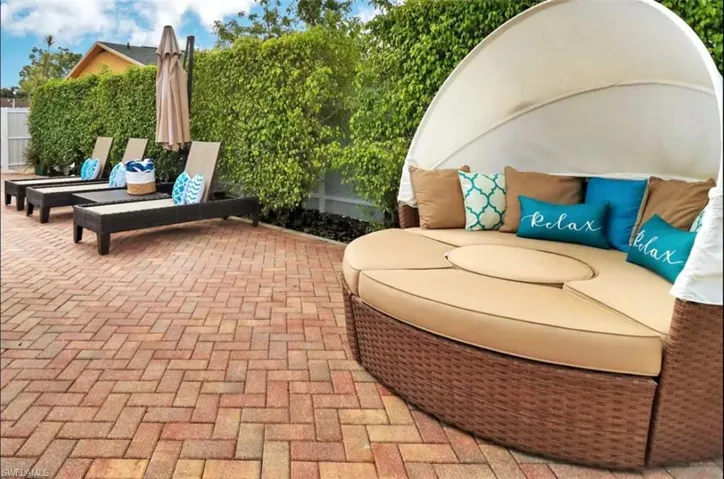 View of patio