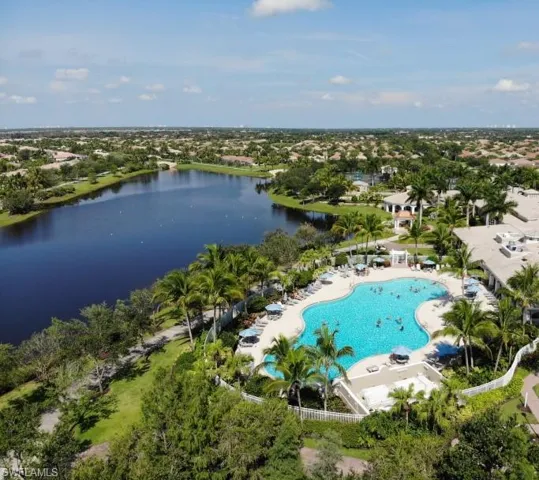 Aerial view of community pool and Other amenities