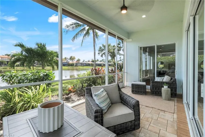 Rear Lanai with Water Views