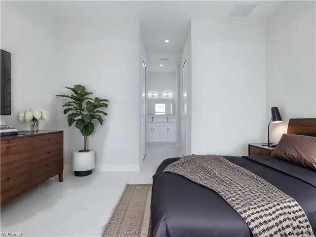 Master bedroom - image virtually staged