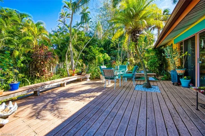 View of deck