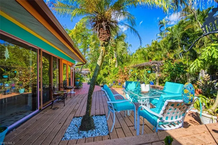 View of deck