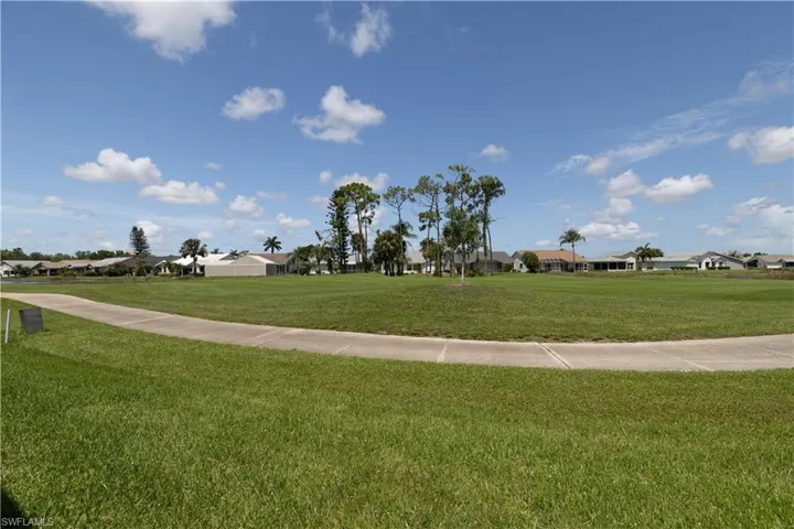 View of community with a lawn