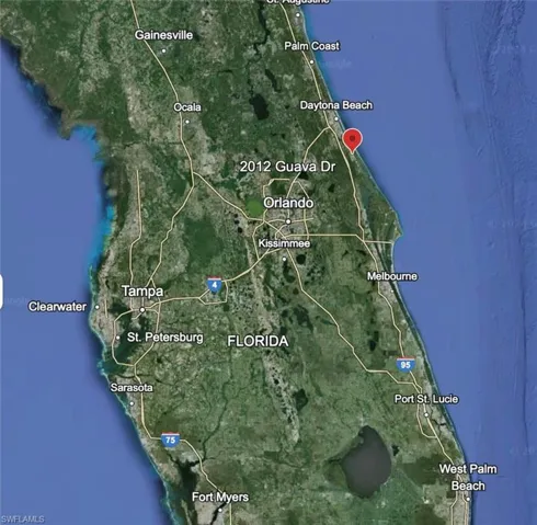 Edgewater FL located on the East Coast of Florida