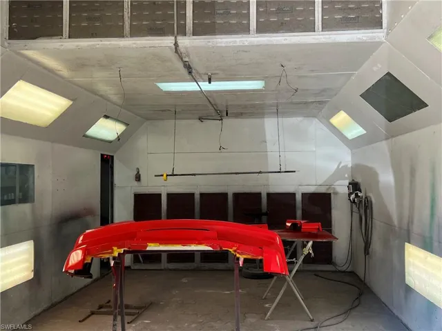 DeVilbiss Paint Booth interior