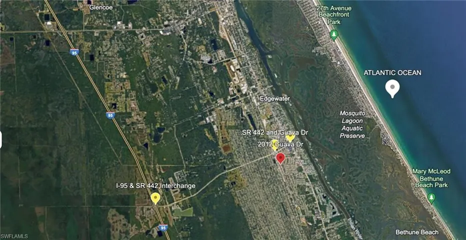 Property Location clear and easy access to I-95 via SR 442 and US 1