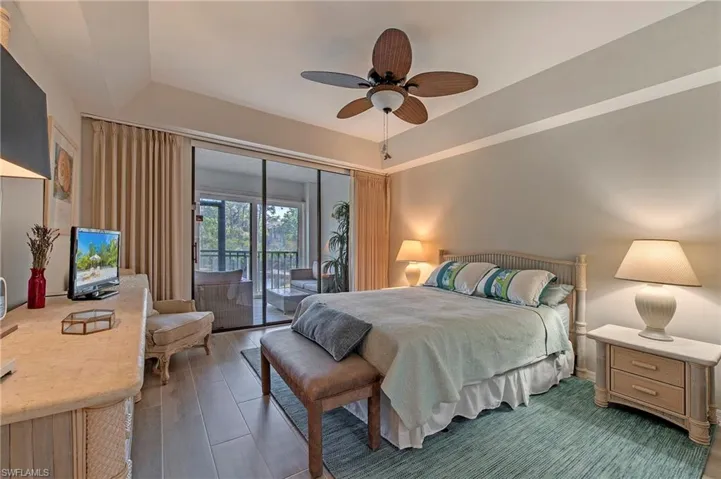 Large and inviting primary bedroom.