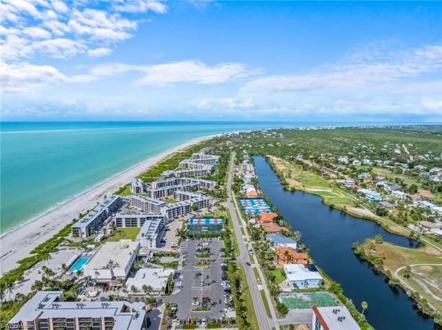 Sanibel Island coastline.