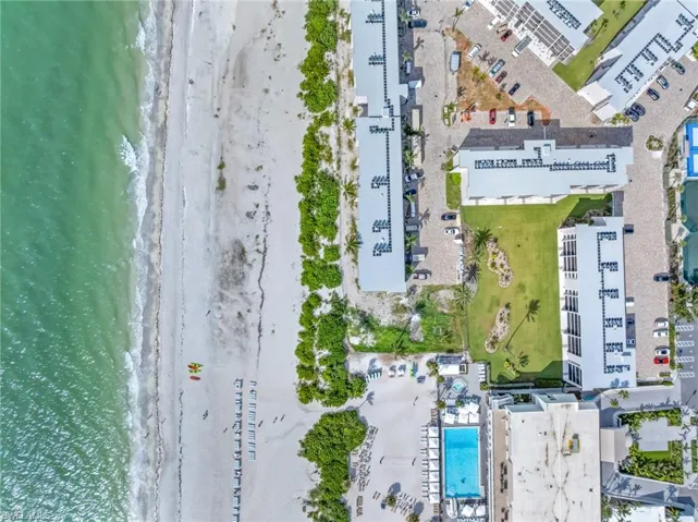 Aerial of Gulf and Sundial pool
