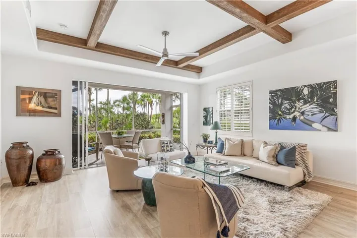 Living area with peaceful views