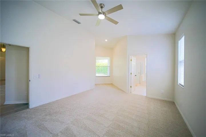 The Oversized Master Bedroom Comes With New Carpeting, New Blinds, New Ceiling Fan/Light, A Huge Walk-In Closet, And A Bonus Sitting Area With A Large Window!