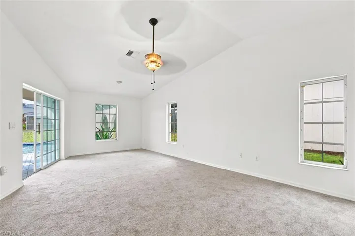 Located at the opposite end of the home