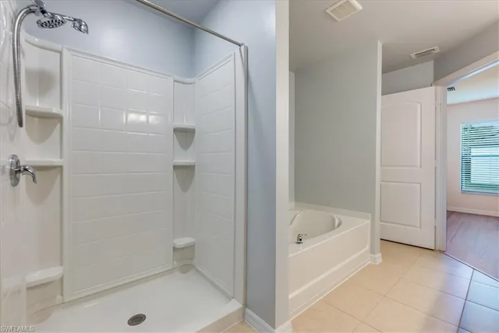 Tub & walk in shower