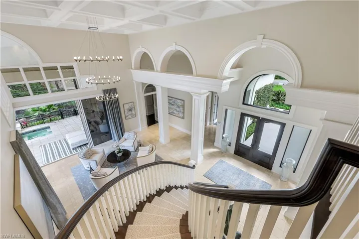 View from the upstairs landing.