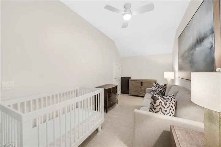Located on the second floor, this additional space is quiet and cozy with plenty of room for extra guests. Add beds/cribs for grandchildren or utilize as a private office area.
