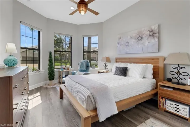 Bedroom featuring luxury vinyl