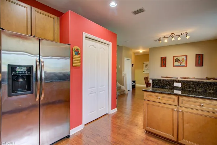There is a large pantry here