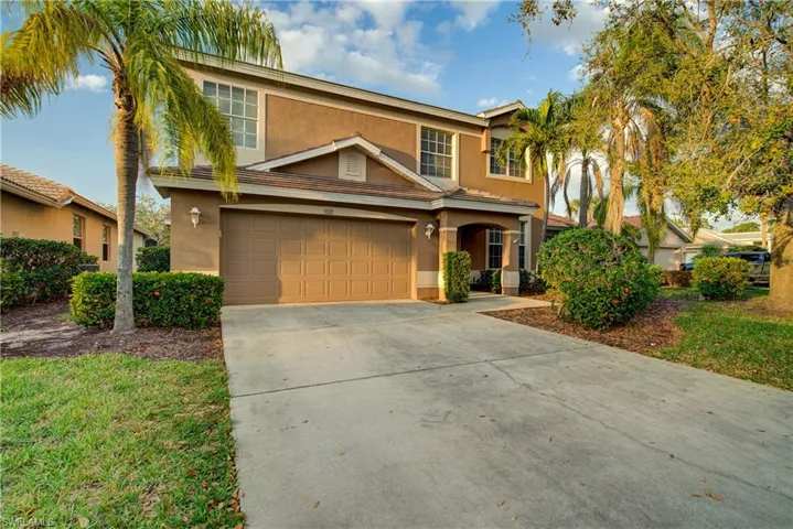 A 2 car garage & plenty of driveway space