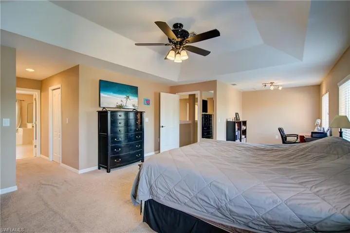 You get TWO walk-in closets here (10' x 8' and 8' x 4')
