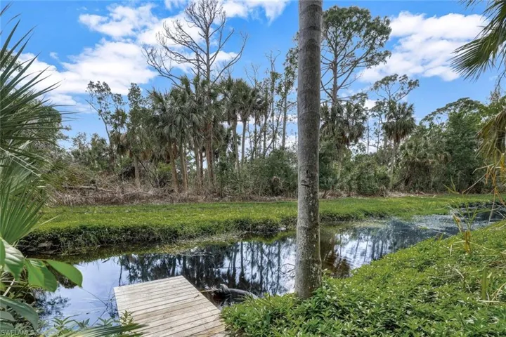 Small waterway owned and maintained by SW Florida Water Management  Small dock to enjoy!