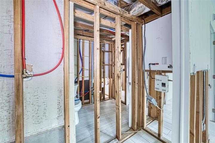 Pantry with on-demand tankless water heater