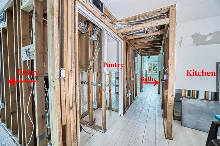 Hallway to Bedrooms and Bathrooms