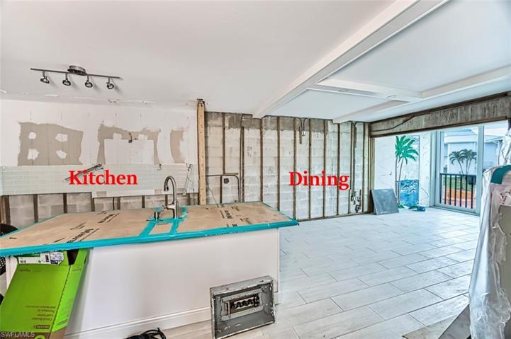 Facing Kitchen and Dining Room